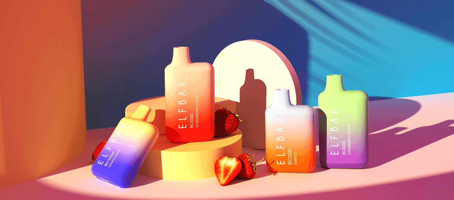 An image of a Beach Day Elf Bar with a backdrop of a sunny beach, representing the contents and mood of the article.